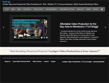 Tablet Screenshot of lockyervideoproductions.com